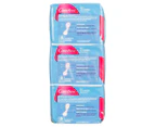 3 x 42pk Carefree Barely There Unscented Liners