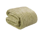 Flannel Blanket Soft Warm Throw Blanket - Green