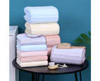 2Pcs Bath Towel and Towel Set - Light Pink