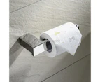 Matte Black Toilet Paper Holder Wall Mount Kitchen Tissue Roll Hanger Stainless Steel Bathroom Aceessories Chrome Rose GoldA7 Paper Holder CH