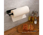 Kitchen Roll Paper Holder with Damping Effect Bath Toilet Paper Holder Wall Mounted Stainless Steel Paper Rack Bath HardwareE