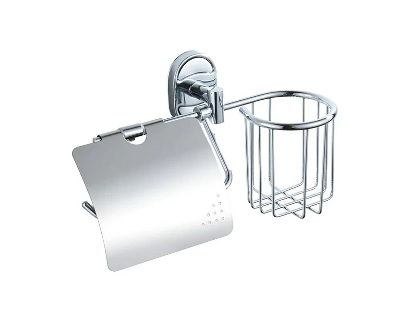 LEDEME Toilet Paper Holder With Shelf Wall Mounted Stainless Steel Basket and Paper Holders Multifunction Bath Hardware L1903-1L1903-1