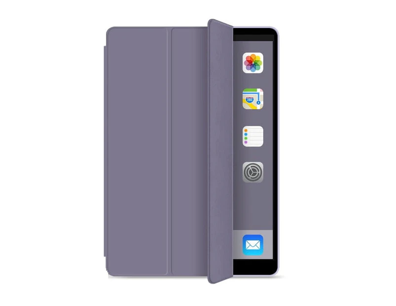MCC iPad Air 2 (2014) 360 Rotate Case Cover Pencil Holder Apple Air2 [Grey Purple]