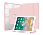MCC iPad 9.7" 2018 6th Gen 360 Rotate Case Cover Pencil Holder Apple iPad6 [Pink]