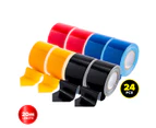 Handy Hardware 24PCE PVC Cloth Tapes Multipurpose Waterproof Flexible 20m