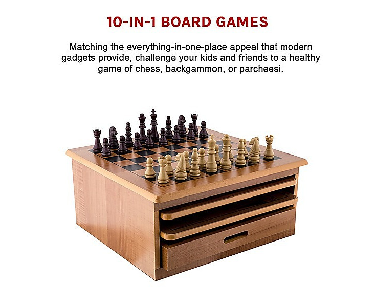 10 in 1 Board Games Collection for Kids - Chess, Checkers, Chinese  Checkers, and More