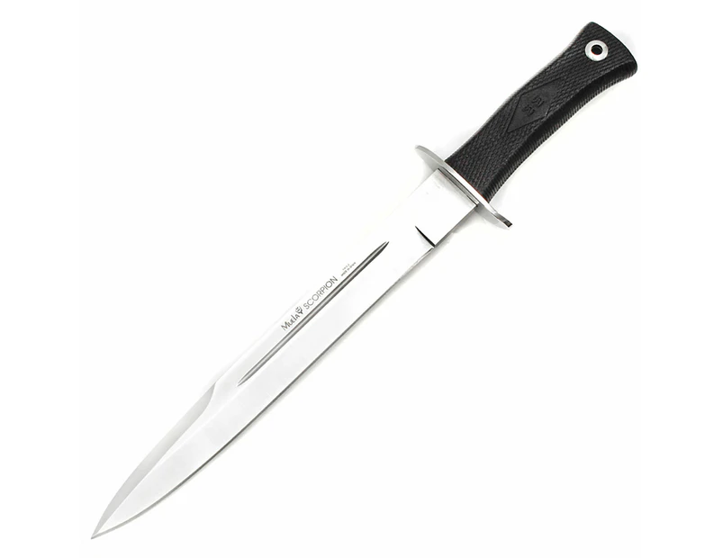 Muela SCORPION-26G/Black Rubber Handle Knife - Black