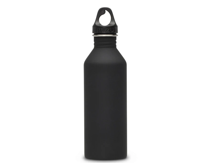 Mizu M8 Soft Touch Hydration Bottle 27oz (800ml) - Black (No Logo) - Black