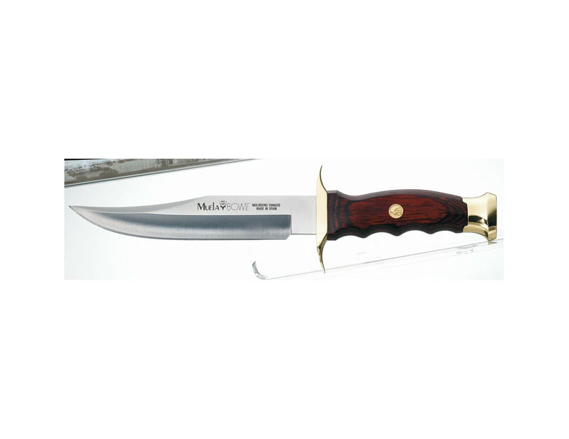 Muela Bowie 16/Coral Wood Handle Knife