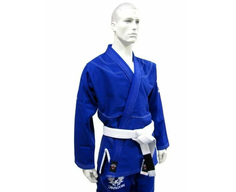 DRAGON V2 450gsm BJJ Gi - IBJJF APPROVED (BLUE) [5 (A-3)] - Blue