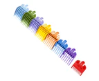 Wahl Plastic Color Coded Cutting Guide Comb Set 1-8 for Clippers