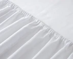 Essn Cotton Sateen Fitted Sheet Set - White