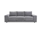 Eliana 4 Seater Sofa Fabric Uplholstered Lounge Couch - Fog