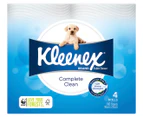 Kleenex Complete Clean Toilet Tissue Rolls 4pk