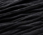 Dreamaker 160x120cm Coral Fleece Electric Heated Throw Blanket - Black