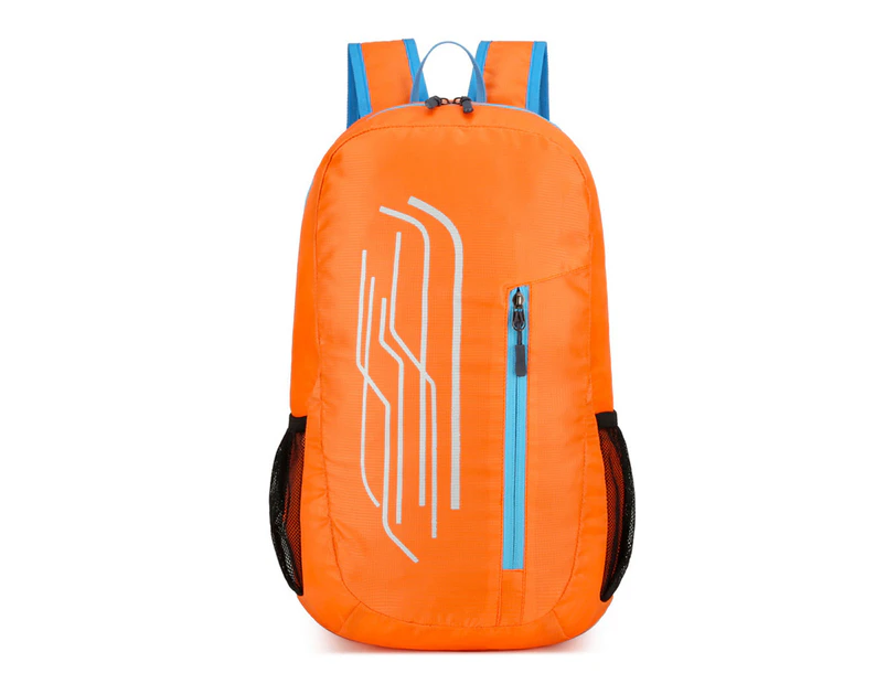 orange*Outdoor sports backpack lightweight waterproof folding bag large capacity backpack