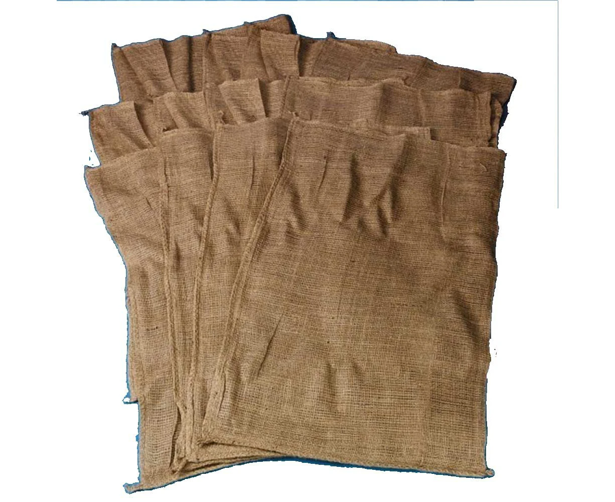 Hessian Potato Sacks - Set of 12.