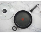 Tefal 30cm Specialty Non-Stick Sautepan w/ Lid - Black