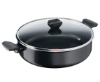 Tefal 28cm Simply Clean Non-Stick Shallow Pan w/ Lid