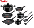 Tefal 9-Piece Essential Non-Stick Cookware Set w/ Utensils