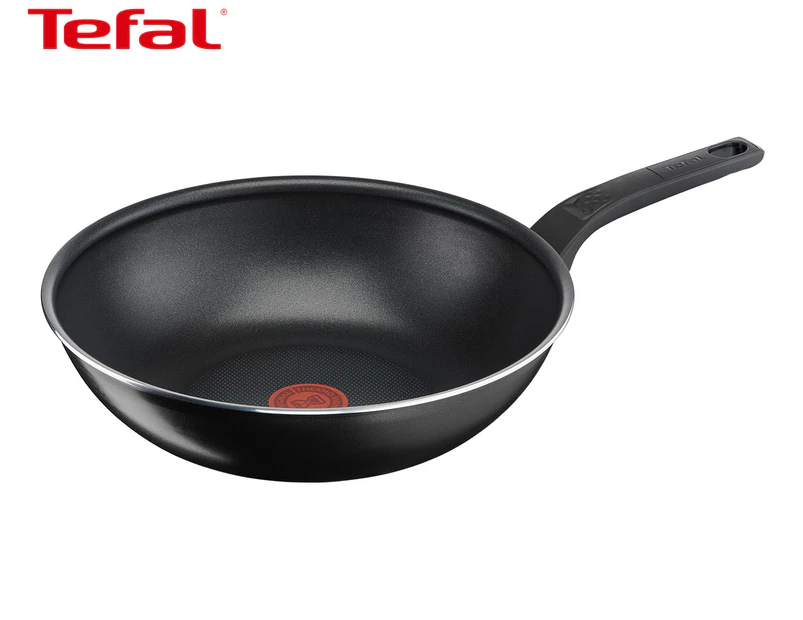 Tefal 28cm Simply Clean Non-Stick Wok - Black