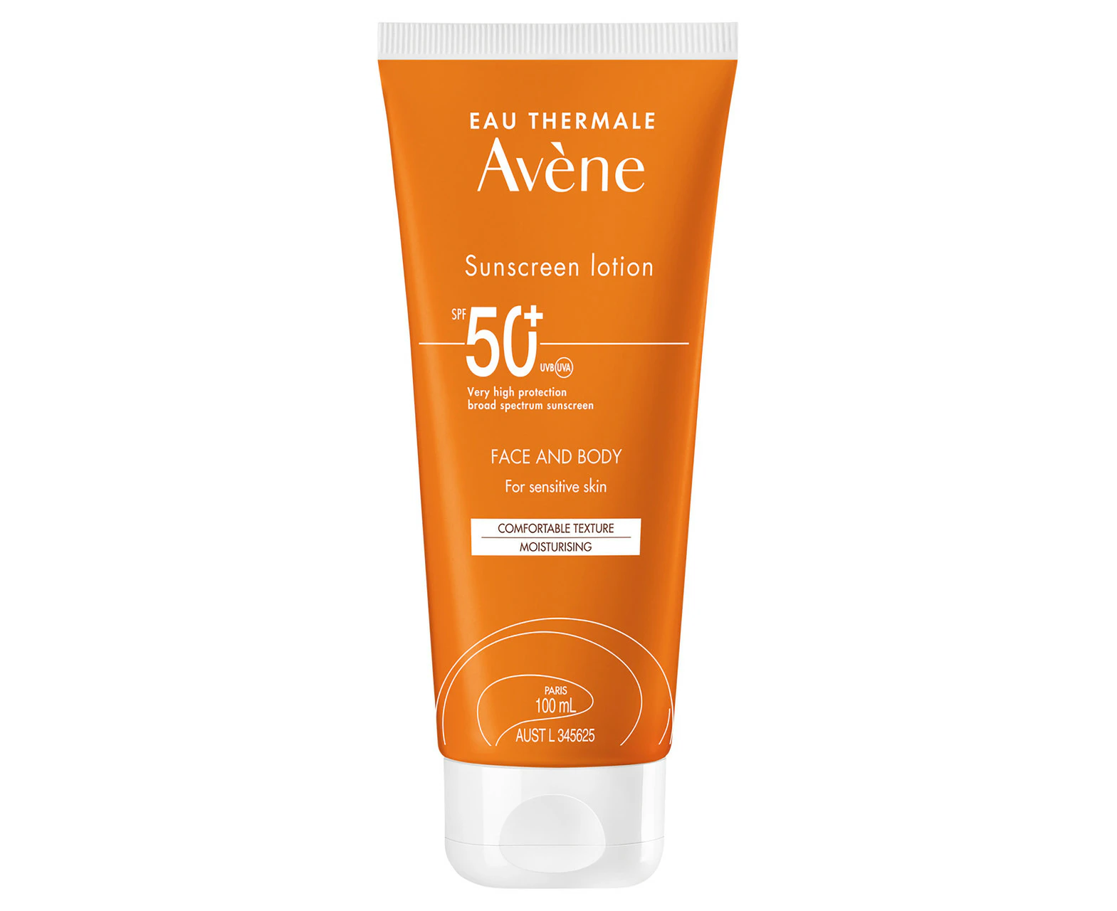 Avene Sunscreen Lotion 100ml SPF 50+ Face and Body