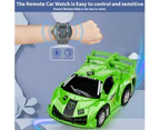 Watch Remote Control Car Toy for Kids with Dustproof Cover,Watch Car Toys Racing Car Toy with USB Charging,2022 Mini Watch Remote Control Car Toy-Green