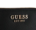 GUESS Laurel Small Zip Around Wallet - Black