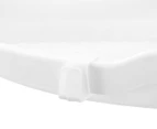 Boxsweden 3-Tier Corner Storage Shelf - White