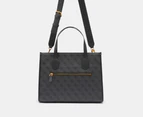 GUESS Izzy Two-Compartment Tote Bag - Coal Logo