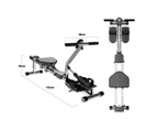 FitnessLab Rowing Machine Rower Hydraulic Resistance Exercise Fitness Cardio Home Gym