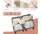 10 Set Travel Luggage Packing Organizers Makeup Bag, Clothing Underwear Bag,Black(Inclues one free Gift as seen on photo)