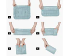 8 Set Packing Cubes for Suitcases Travel Luggage Packing Organizers,Blue(Inclues one free Gift as seen on photo)