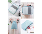 10 Set Travel Luggage Packing Organizers Makeup Bag, Clothing Underwear Bag,Grey(Inclues one free Gift as seen on photo)