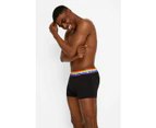 10 x Bonds Pride Originals Trunk Mens Underwear Black / Rainbow Mx89 Cotton/Elastane - Black / Rainbow FTS