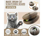 Magic Organ Cat Scratching Board Cardboard Interactive Scratcher Toy Foldable