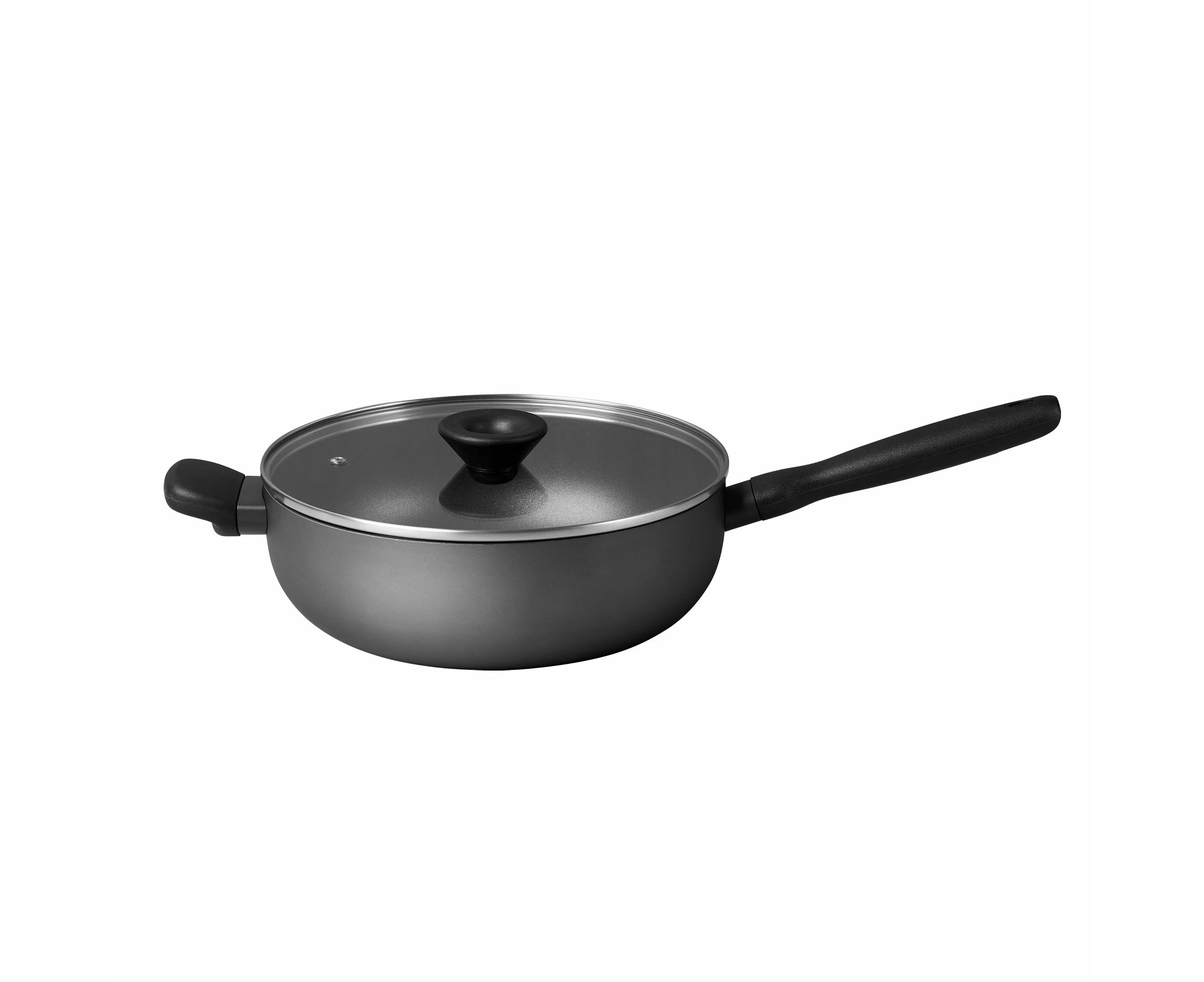 Meyer Bauhaus Series Nonstick Induction Chef's Pan with Glass Lid 26cm