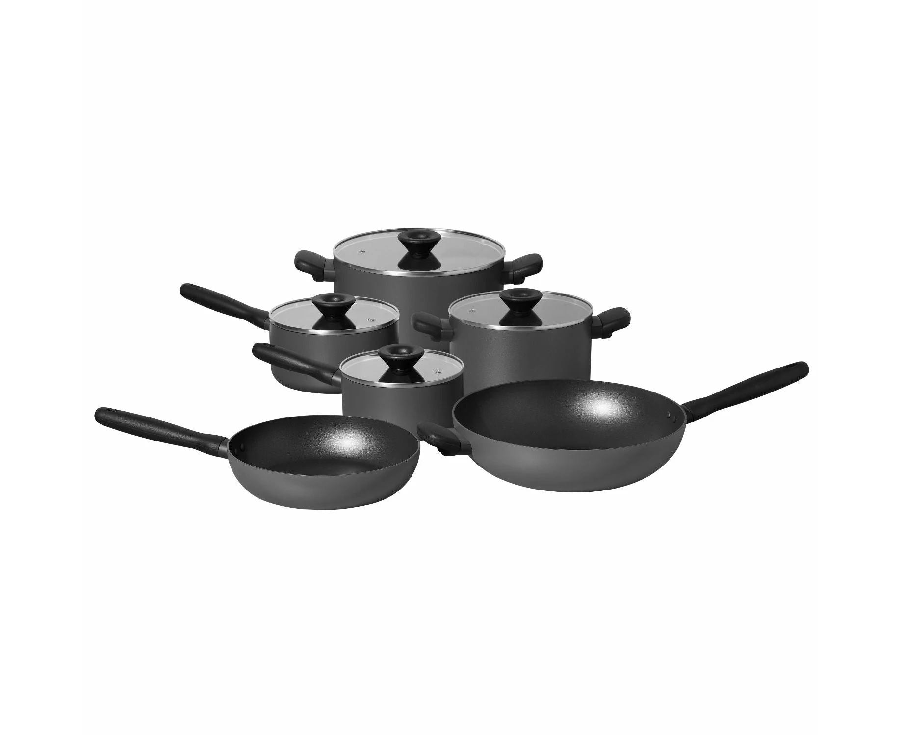 Meyer Bauhaus Series Nonstick Induction 6 Piece Cookware Set