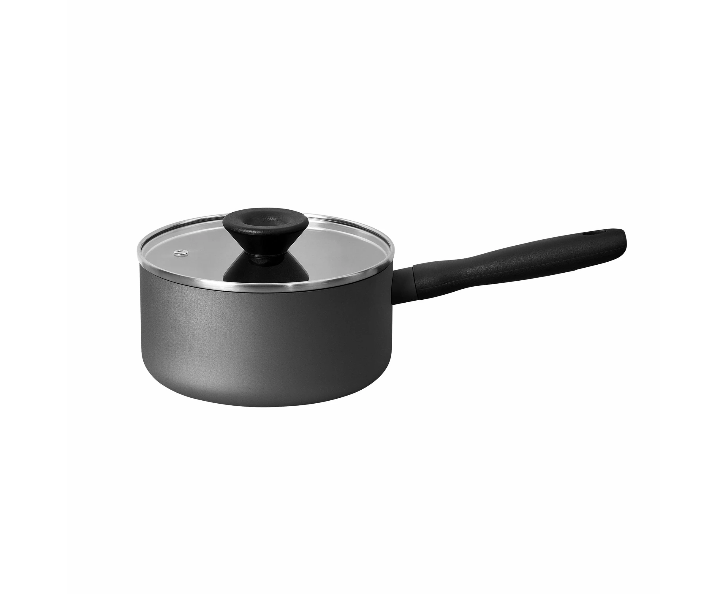 Meyer Bauhaus Series Nonstick Induction Saucepan with Glass Lid 20cm/2.8L