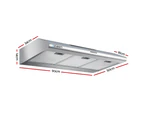 Devanti 900mm Range Hood 90cm Rangehood Stainless Steel