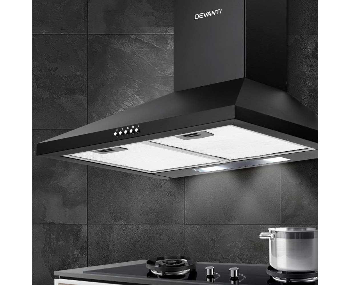 Black on sale 60cm rangehood