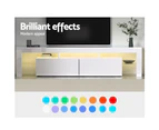 Artiss Entertainment Unit TV Cabinet LED 189cm White Elo