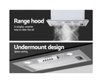 Devanti 520mm Range Hood 52cm Rangehood Stainless Steel