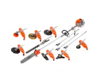 MTM 62CC Pole Chainsaw Hedge Trimmer Saw Brush Cutter Whipper Snipper Multi Tool