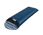 Weisshorn Sleeping Bag Single Thermal Camping Hiking Tent Blue 0℃