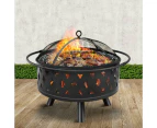 Grillz Fire Pit BBQ Grill 82cm