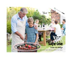 Grillz Fire Pit BBQ Grill 82cm