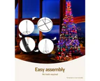 Jingle Jollys Solar Christmas Tree 2.1M 264 LED Xmas Tree Decor Multi Colour