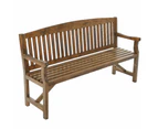 Gardeon 5FT Outdoor Garden Bench Wooden 3 Seat Chair Patio Furniture Natural