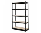 Giantz 1.8M Garage Shelving Warehouse Rack Pallet Racking Storage Shelve Black